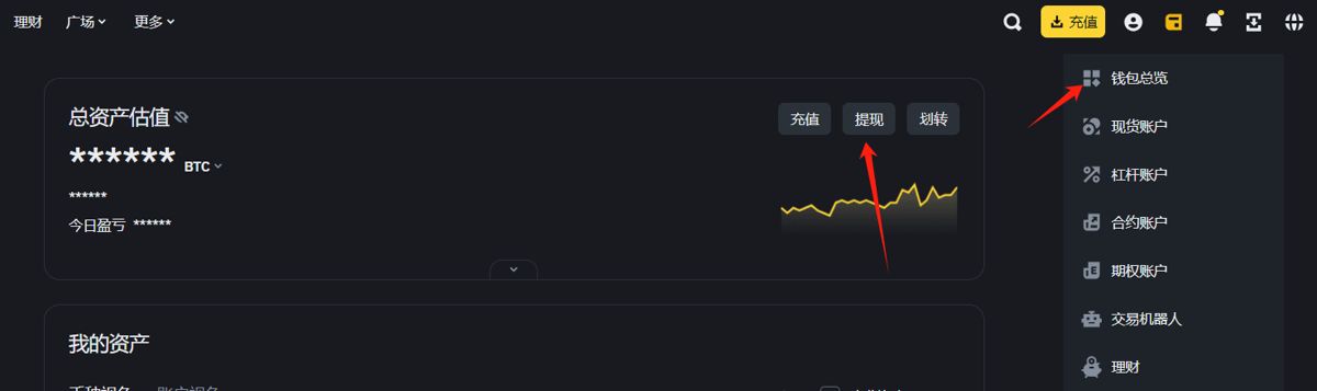电脑网页版链上提币（详细图文步骤）
