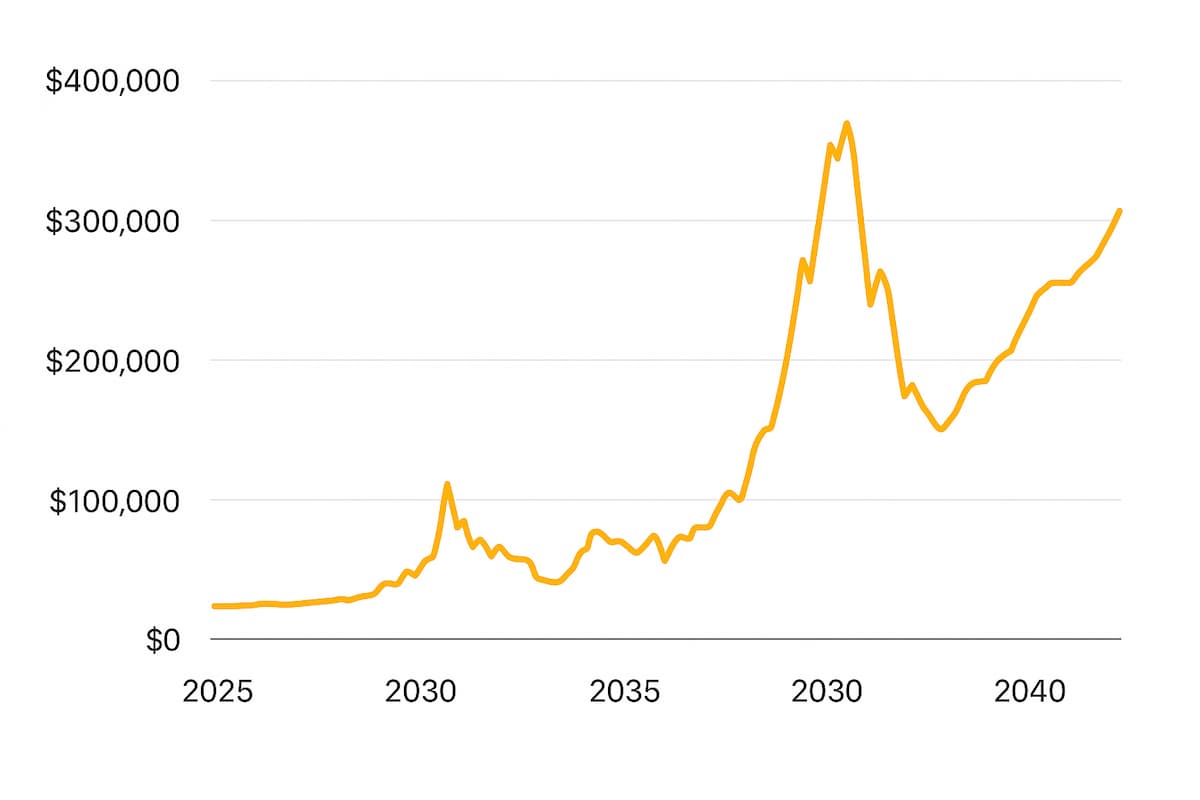 比特币是什么?比特币价格预测2025-2040年