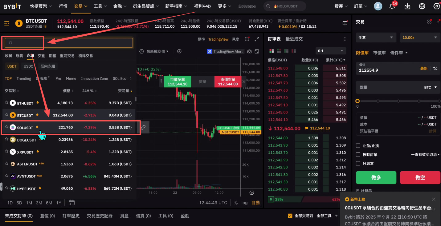 Bybit合约交易：开仓、平仓、止盈止损操作流程_图2