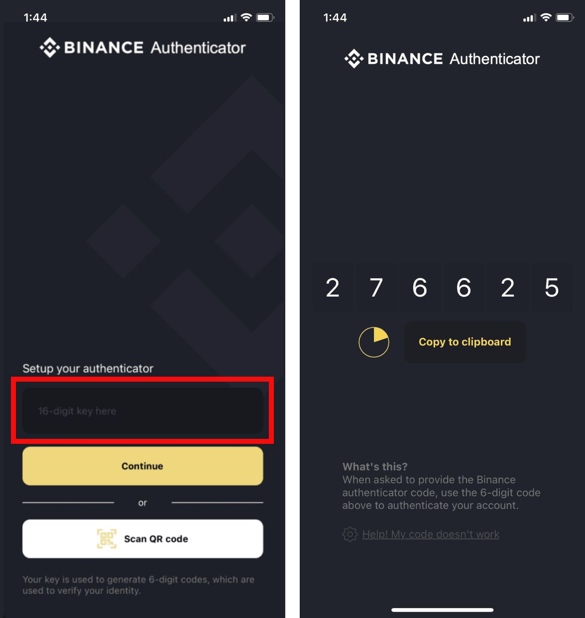 Binance Authenticator安全验证器使用教学(币安自己的验证器)_图4